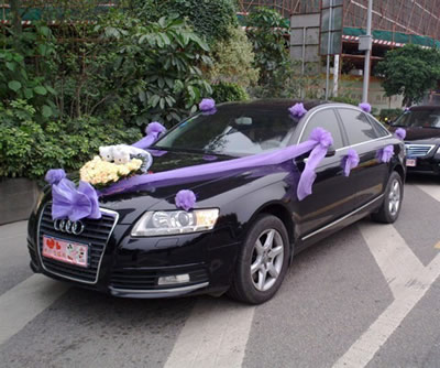 奧迪A6L婚禮花車(chē)